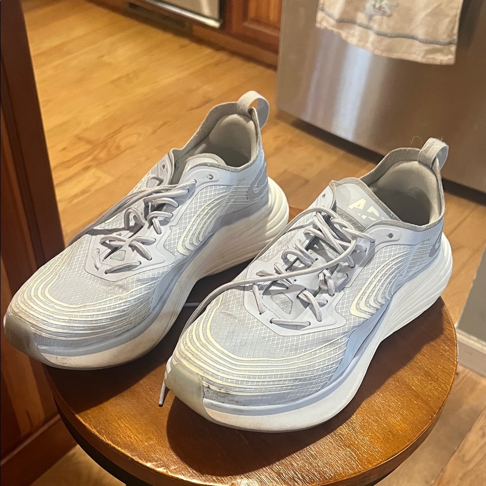 Light Gray Athletic Running Sneakers